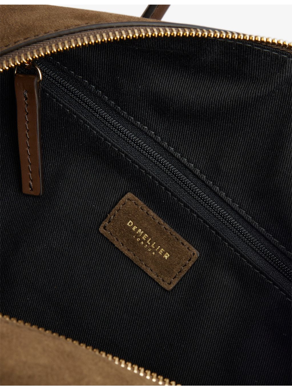 Demellier Midi Stockholm suede handbag, imported from the UK