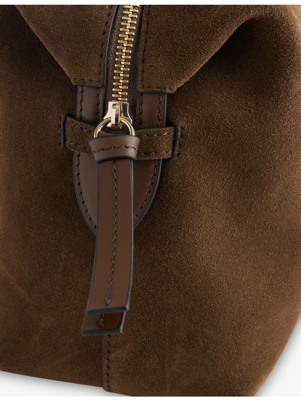 Demellier Midi Stockholm suede handbag, imported from the UK
