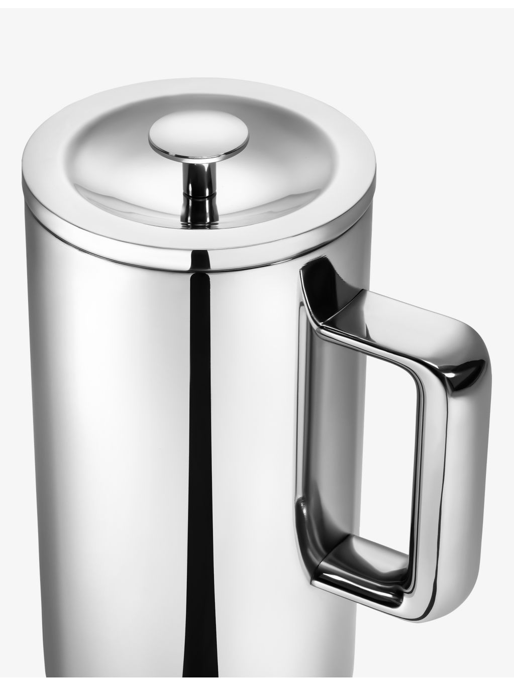AARKE logo-engraved stainless steel French press 1L - British product
