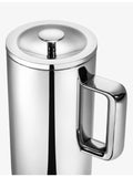 AARKE logo-engraved stainless steel French press 1L - British product