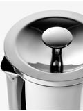 AARKE logo-engraved stainless steel French press 1L - British product