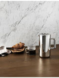 AARKE logo-engraved stainless steel French press 1L - British product