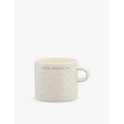 selfridges anna + nina Fuck Valentine Ceramic Mug 10.5cm- Buy online at McGrocer