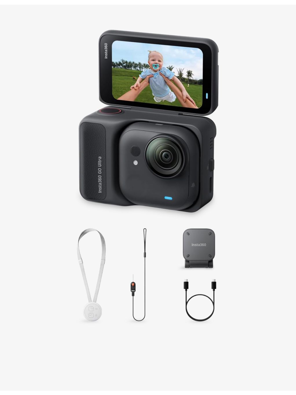 Insta360 GO Ultra waterproof action camera (British brand)