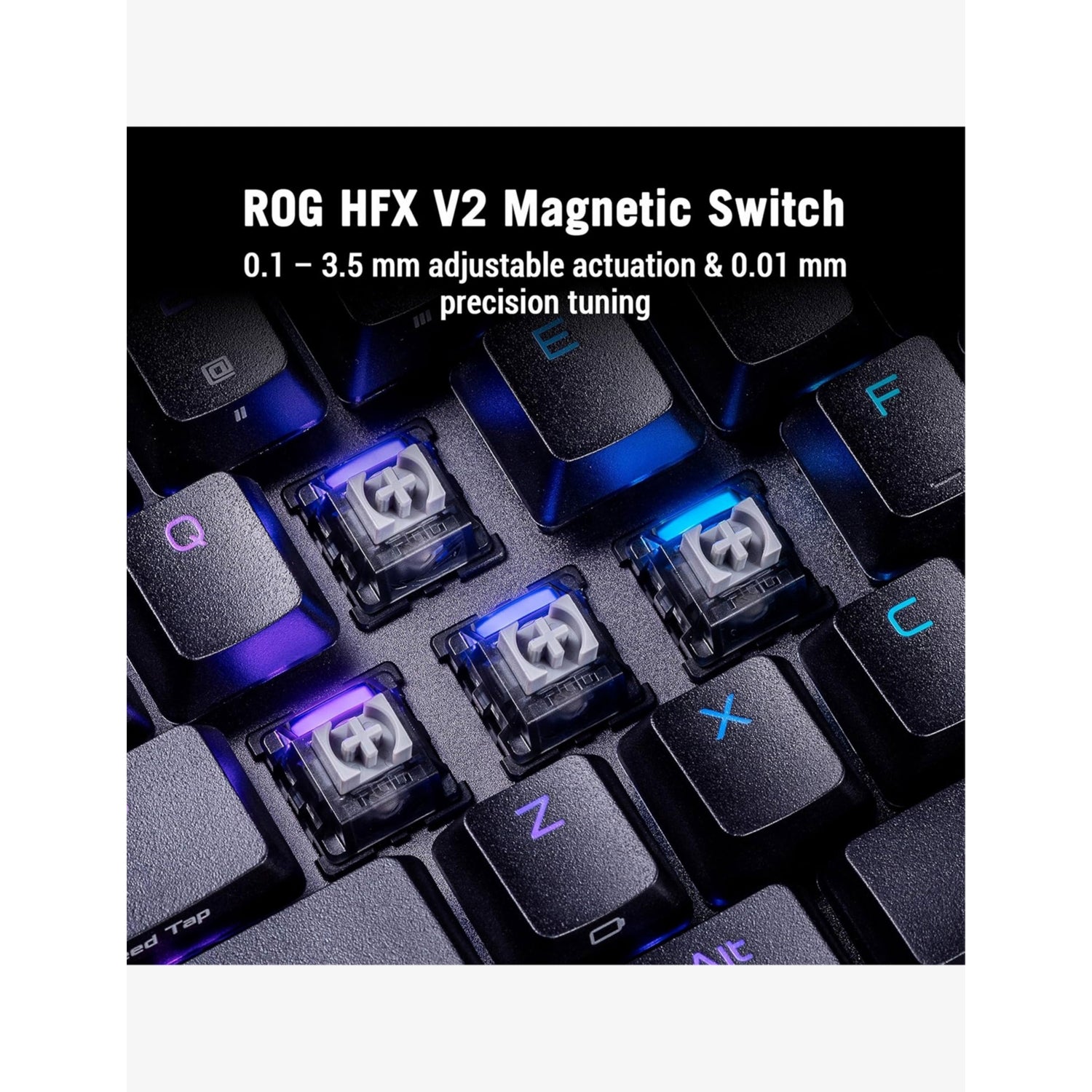 ROG Falcata split gaming keyboard with customisable actuation (British brand)