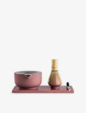 Fellow matcha set with ceramic bowl and bamboo whisk, UK version