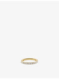 Monica Vinader eternity ring 14ct yellow gold 0.98ct lab-grown diamond, UK version