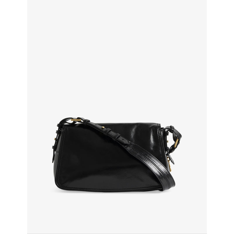 Zadig Voltaire Le Zouzou patent-leather shoulder bag 27cm - British product