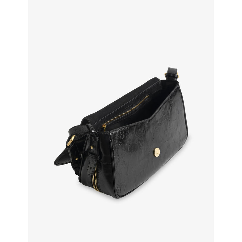 Zadig Voltaire Le Zouzou patent-leather shoulder bag 27cm - British product