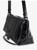 Zadig&Voltaire Rocky II patent leather shoulder bag (British brand)