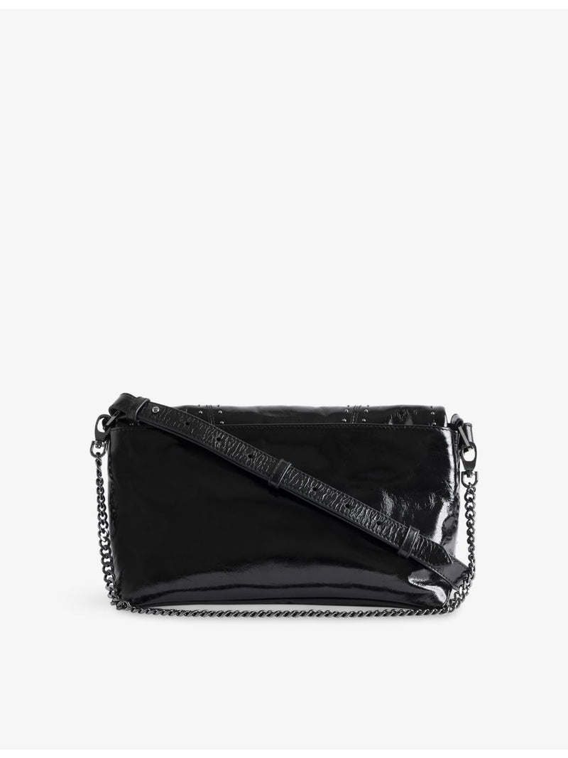 Zadig&Voltaire Rocky II patent leather shoulder bag (British brand)