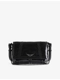 Zadig&Voltaire Rocky II patent leather shoulder bag (British brand)