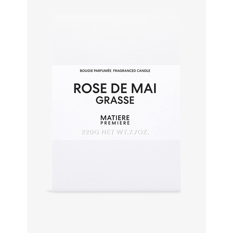 Matiere Premiere Rose de Mai Grasse scented candle 220g, UK version
