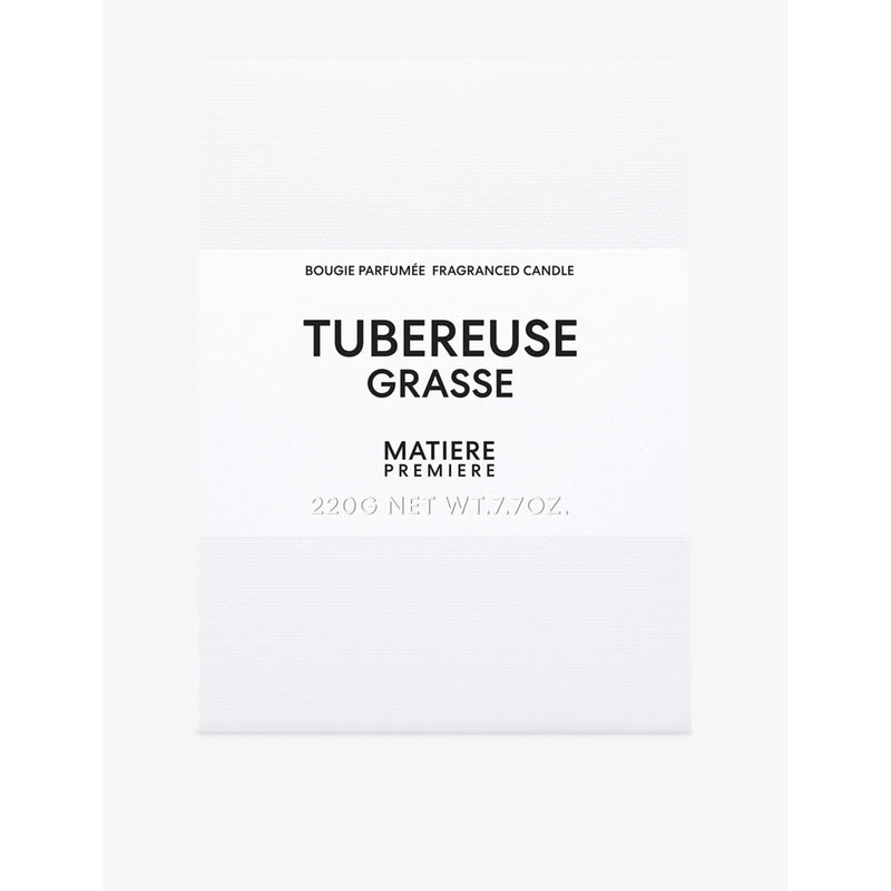 Matiere Premiere Tubereuse Grasse scented candle 220g, UK version