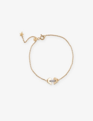 Kismet by Milka Beloved 0.03ct diamond chain bracelet 17cm (British brand)