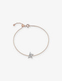 Kismet by Milka diamond bracelet with baguette and round diamonds (British brand)
