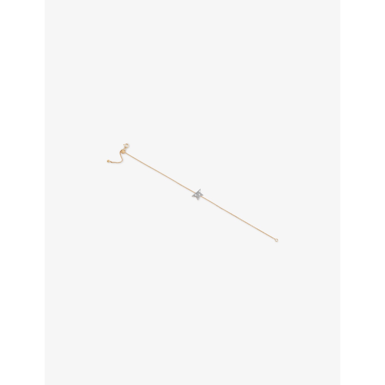 Kismet by Milka diamond bracelet with baguette and round diamonds (British brand)
