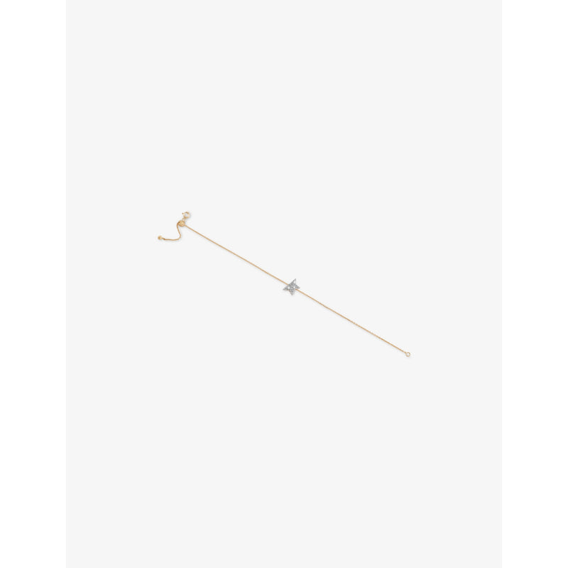 Kismet by Milka diamond bracelet with baguette and round diamonds (British brand)
