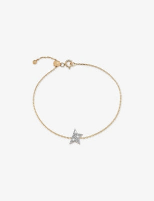 Kismet by Milka diamond bracelet with baguette and round diamonds (British brand)