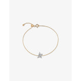Maxi Comet 0.04ct Baguette-Diamond And 0.08ct Diamond Chain Bracelet - ROSE GOLD
