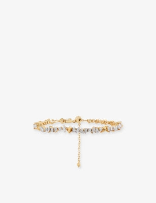 Kismet by Milka marquise-cut diamond bracelet 0.38ct, imported from the UK