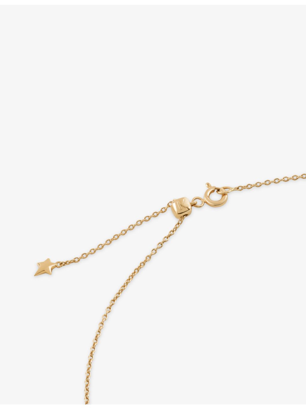 Kismet by Milka 14ct gold chain bracelet with diamond (British brand)