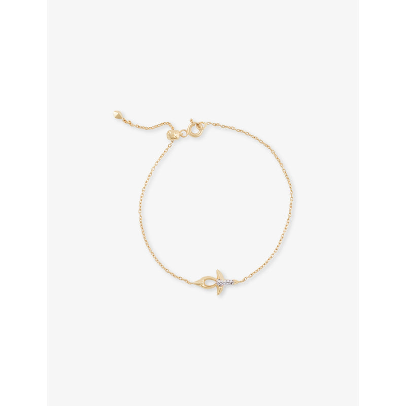 Kismet By Milka Ankh 0.03ct Diamond Chain Bracelet