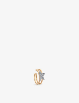 Kismet By Milka Comet 0.08ct Diamond Cuff Earring