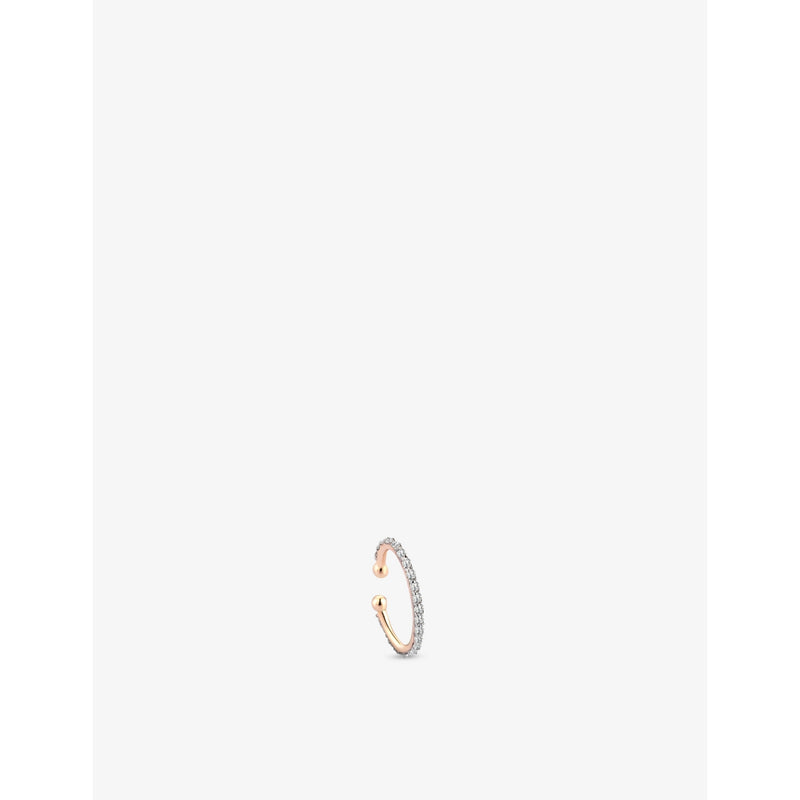 Kismet By Milka Shimmery Circle 0.12ct Diamond Cuff