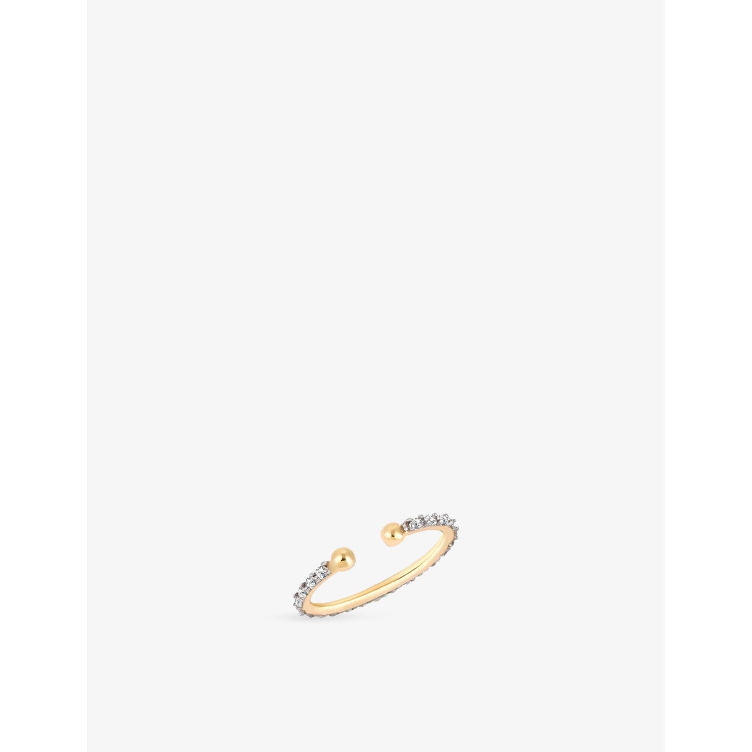 Kismet by Milka Shimmery Circle diamond cuff 0.12ct, UK version