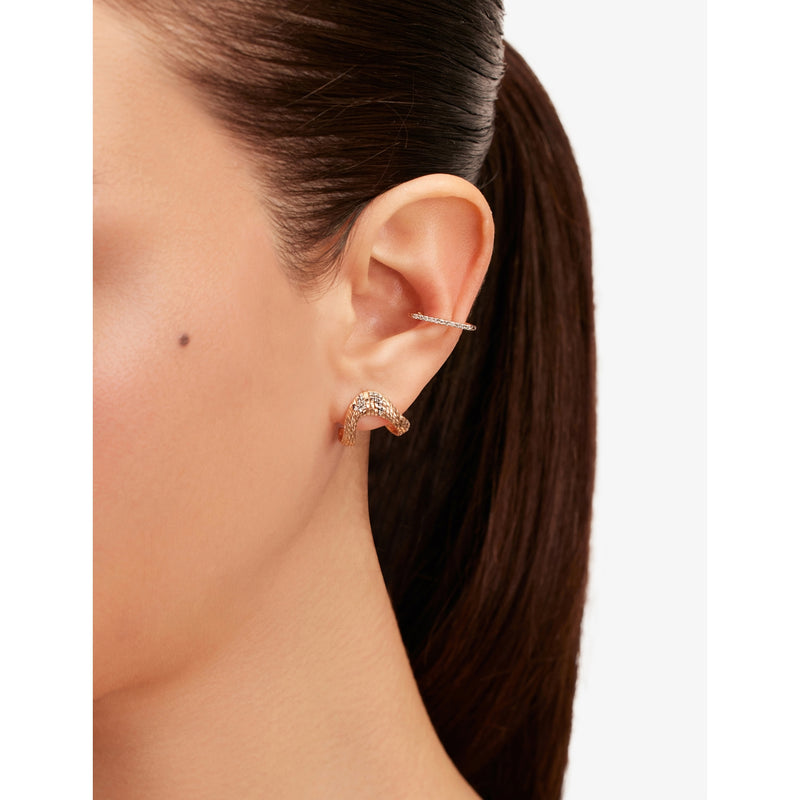 Kismet By Milka ear cuff triangle 0.06ct diamond (British brand)