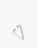 Kismet By Milka ear cuff triangle 0.06ct diamond (British brand)