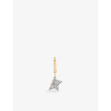 Comet Mini 0.05ct Baguette-Diamond And 0.07ct Diamond Charm - ROSE GOLD