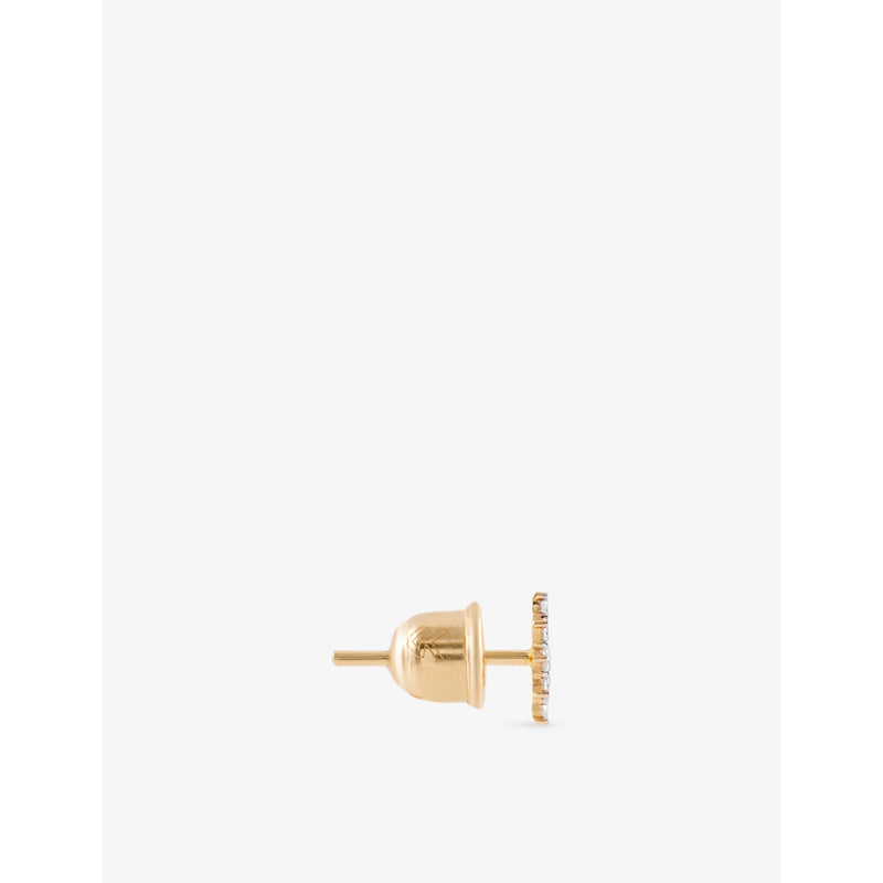 Kismet by Milka Astral diamond stud earring 0.05ct - British product