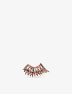 Kismet by Milka Winged diamond stud earring 0.16ct, UK version