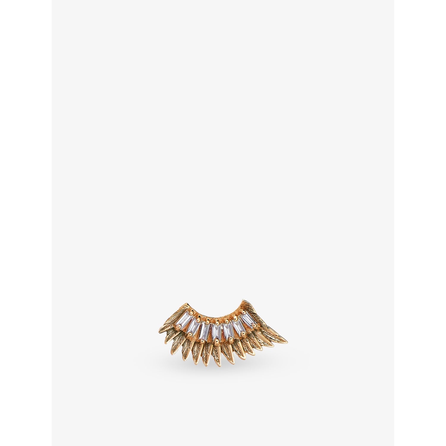 Kismet By Milka Winged 0.16ct Diamond Stud Earring