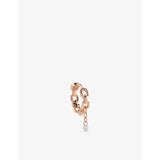 Highway Mini 0.06ct Diamond Hoop Earring - ROSE GOLD