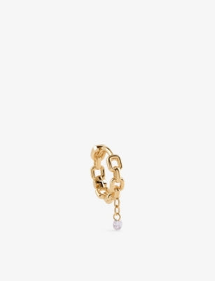 Kismet by Milka Highway Mini diamond hoop earring 0.06ct, UK version
