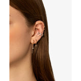 Kismet by Milka 0.06ct diamond hoop earrings (British brand)