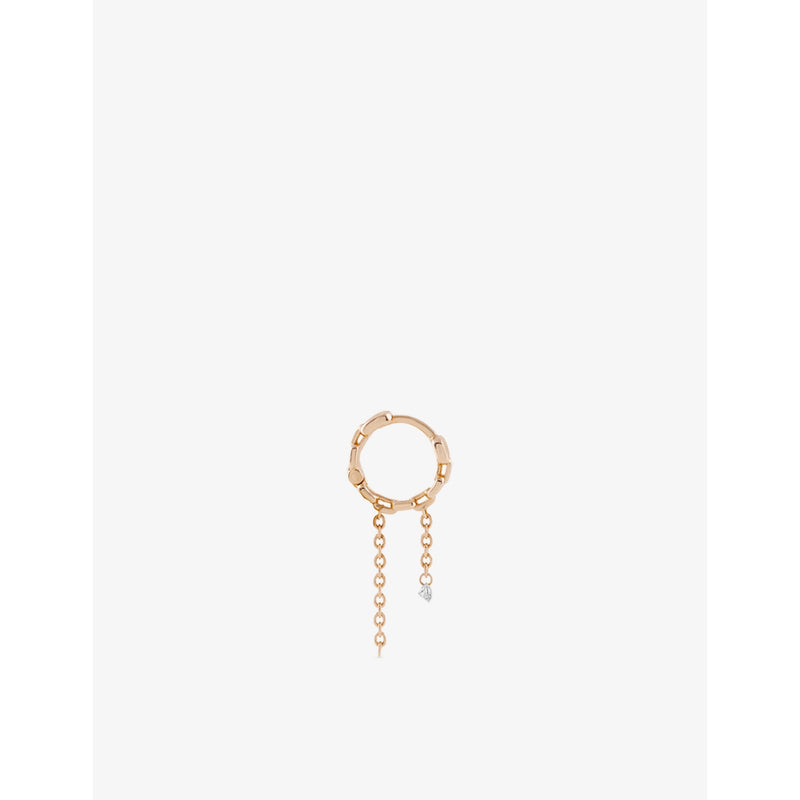 Kismet by Milka 0.06ct diamond hoop earrings (British brand)
