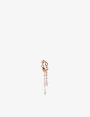 Kismet by Milka 0.06ct diamond hoop earrings (British brand)
