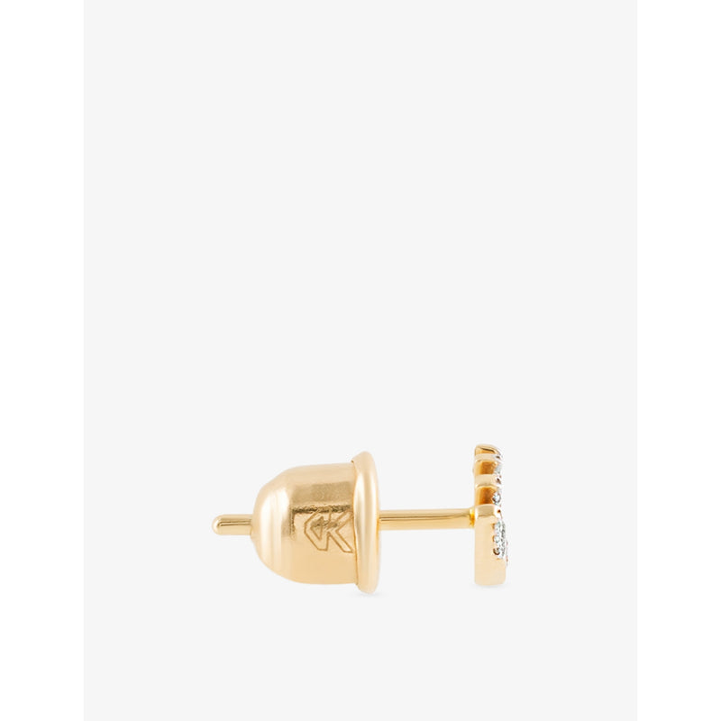 Kismet Milka evil eye diamond stud earring 0.10ct - British product