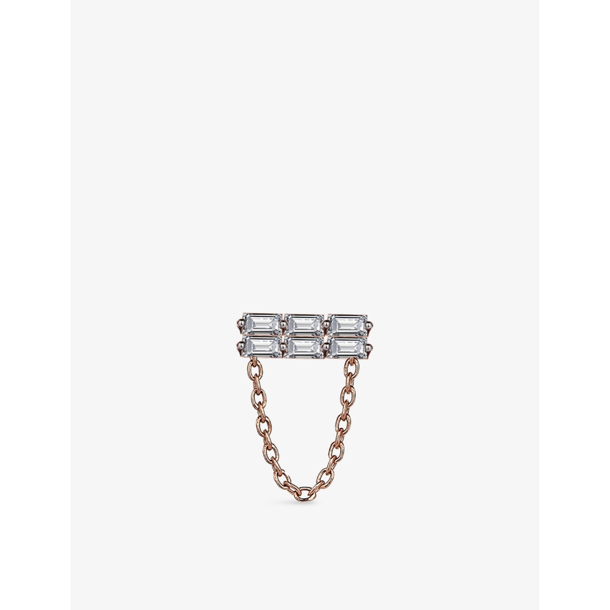 Kismet By Milka Moment 0.06ct Baguette-Diamond Stud Earring