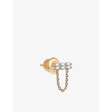 Kismet by Milka 0.06ct baguette diamond stud earrings - British product