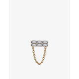 Moment 0.06ct Baguette-Diamond Stud Earring - ROSE GOLD