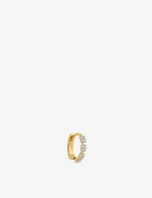 Kismet by Milka Lucia 0.08ct diamond hoop earring, UK version
