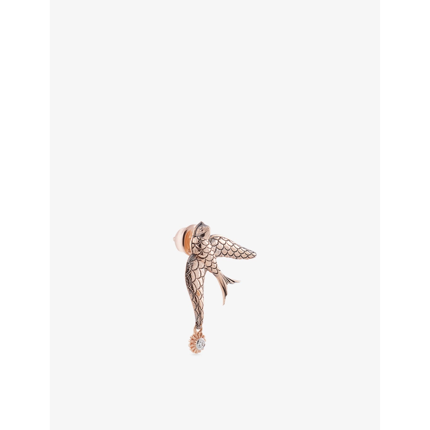 Kismet by Milka sparrow diamond drop earring 0.02ct (British brand)