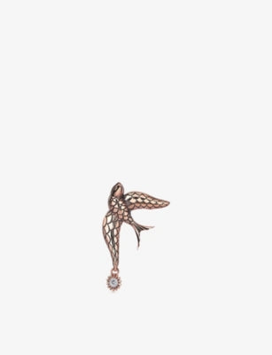 Kismet by Milka sparrow diamond drop earring 0.02ct (British brand)