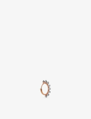 Kismet by Milka diamond hoop earring 0.12ct, British brand