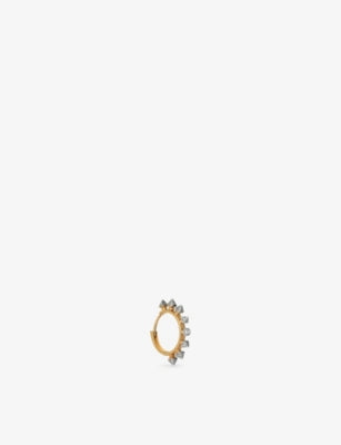 Kismet by Milka diamond hoop earring 0.12ct, British brand